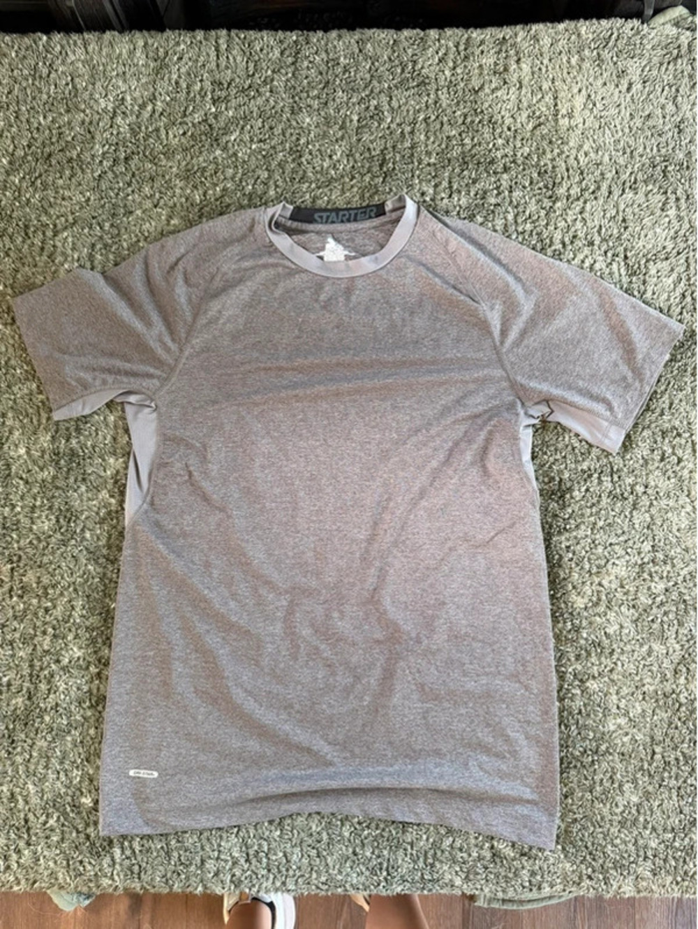 Starter Men's Large Heather Gray Dri-Star Athletic T-Shirt